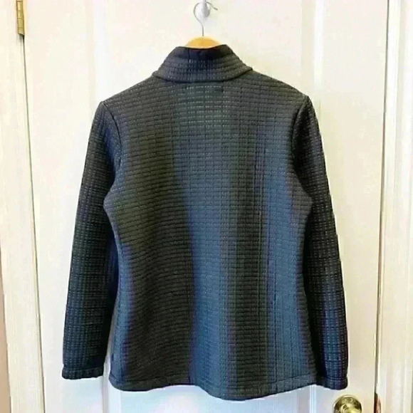 Columbia Sweater Saturday Trail Pullover  Long Sleeves Black Heather Medium - Picture 4 of 15